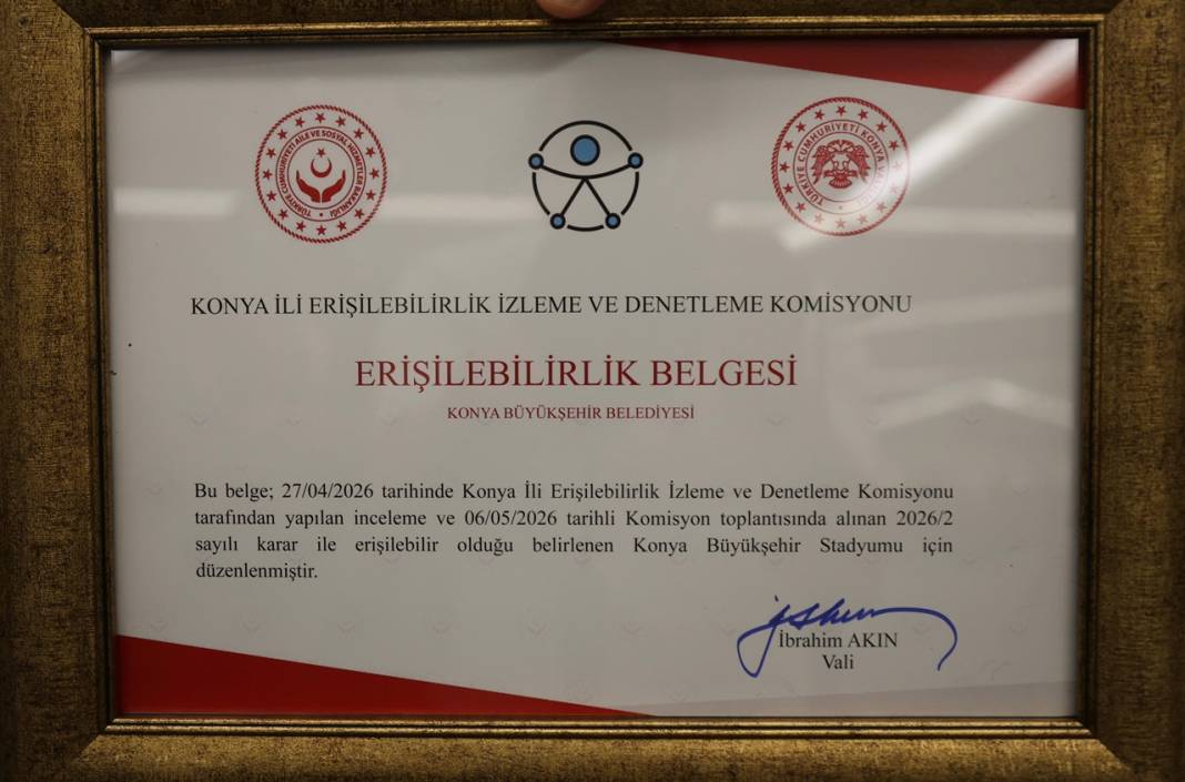 Konya Büyükşehir Belediye Stadyumu'ndan Türkiye'de bir ilk 5